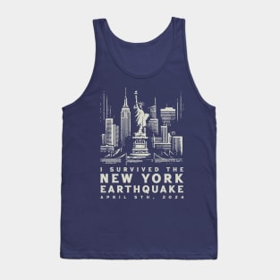 I Survived The New York Earthquake Tank Top